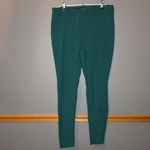 The Limited Teal Skinny Pants